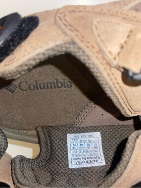 Columbia tan and brown men's outdoor sandals